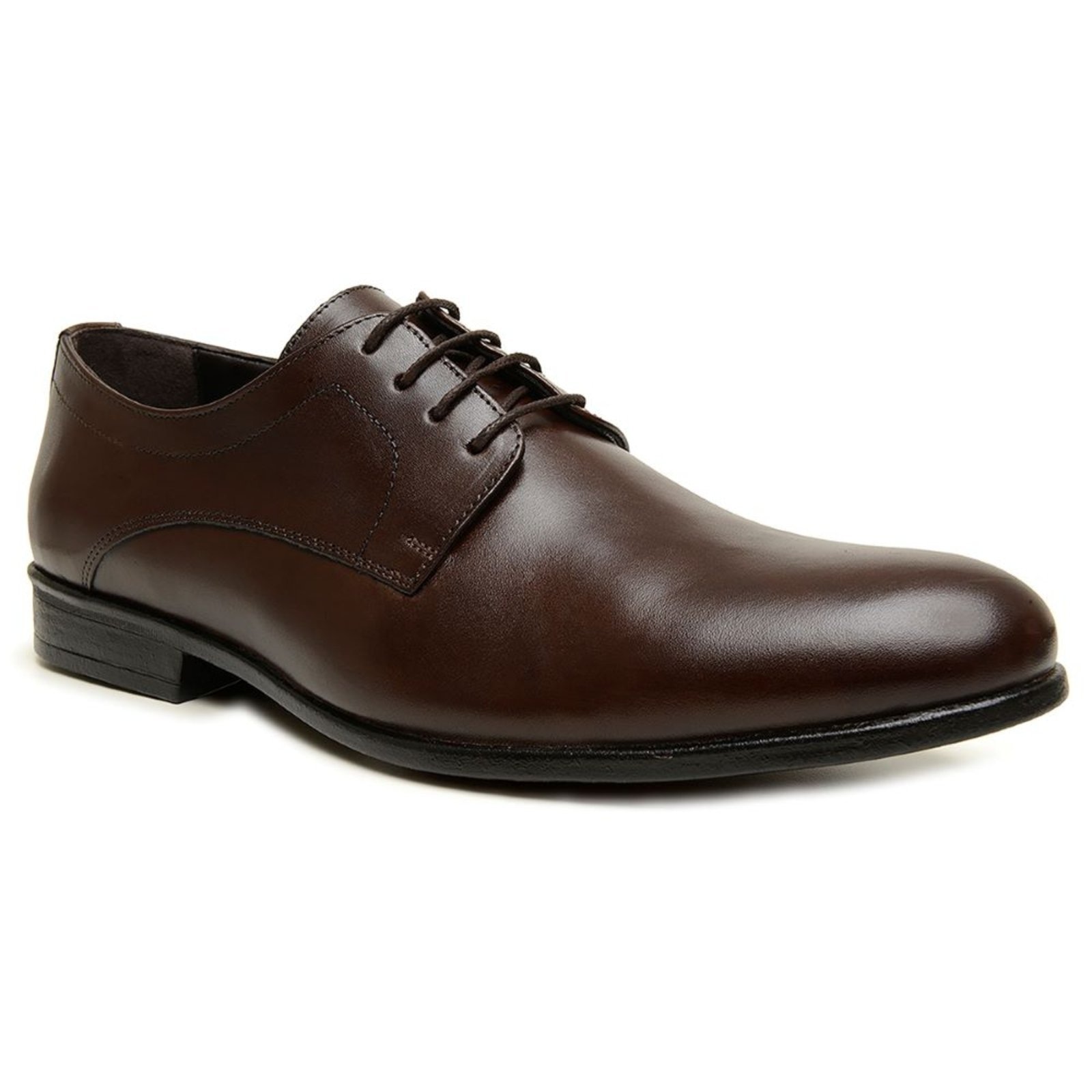 Imagem principal Sapato Masculino Em Couro Veritimo Mocassim Derby Casual Social Amarrar Leve Veritimo café