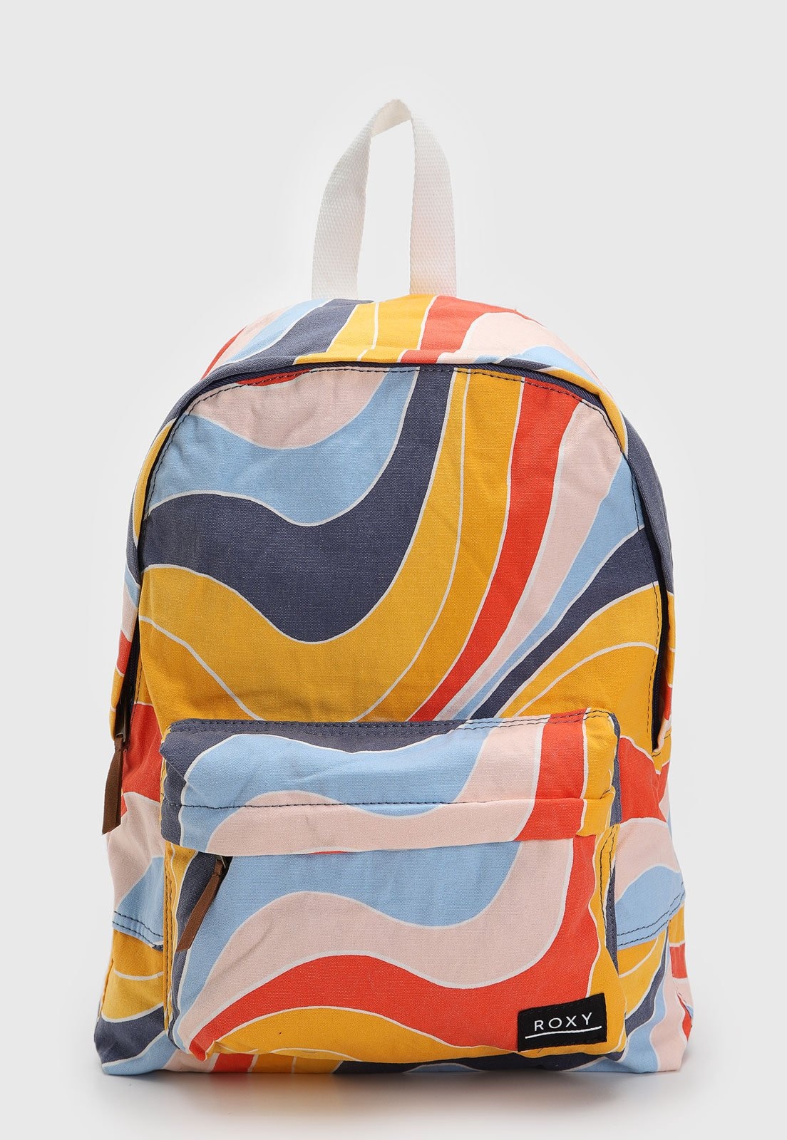 Imagem principal Mochila Unissex Roxy Sugar Bby Canvas Estampada Amarela Roxy amarelo