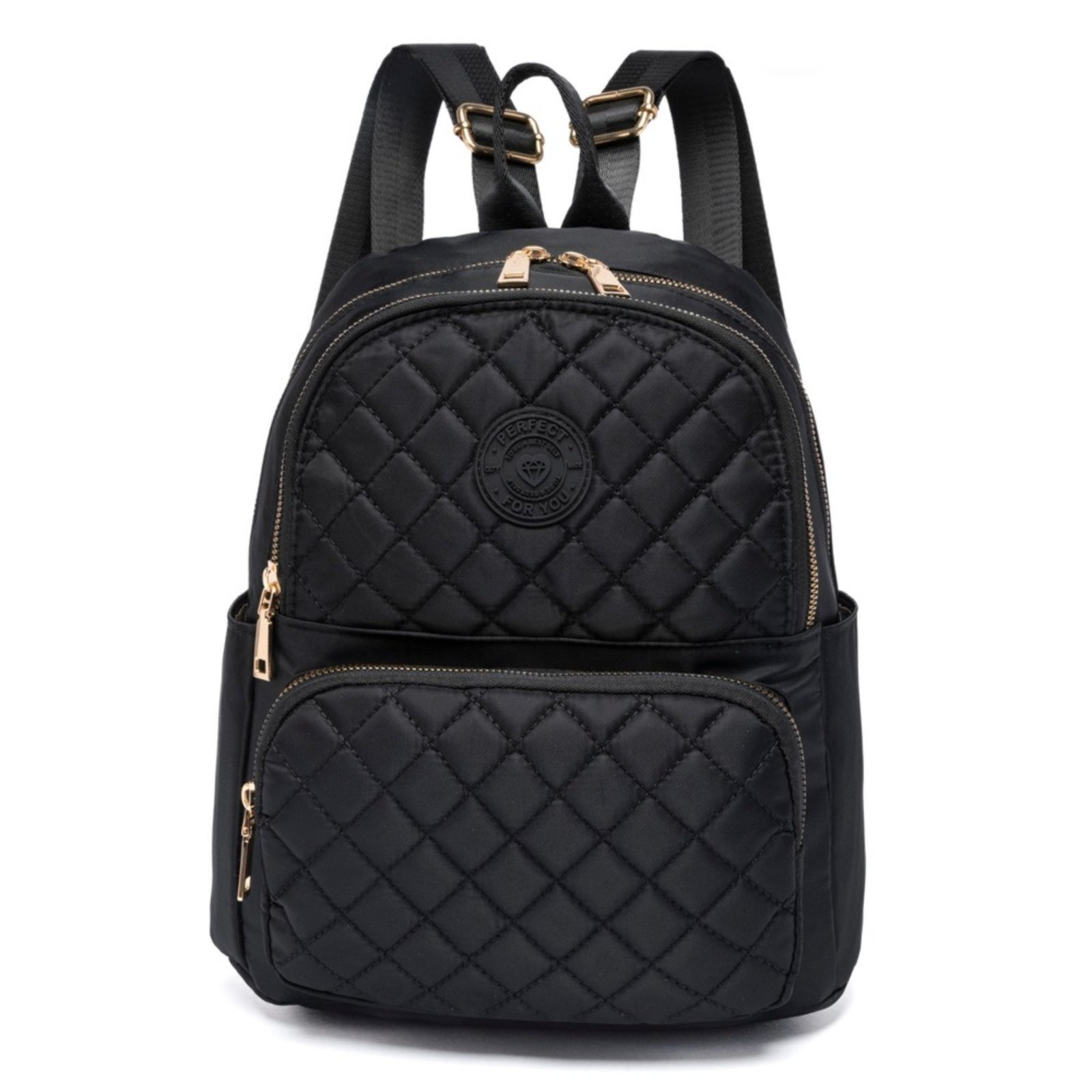 Imagem principal Mini Mochila Bolsa Feminina Faculdade Dia A Dia Espaçosa Resistente 01 Perfect For You preto