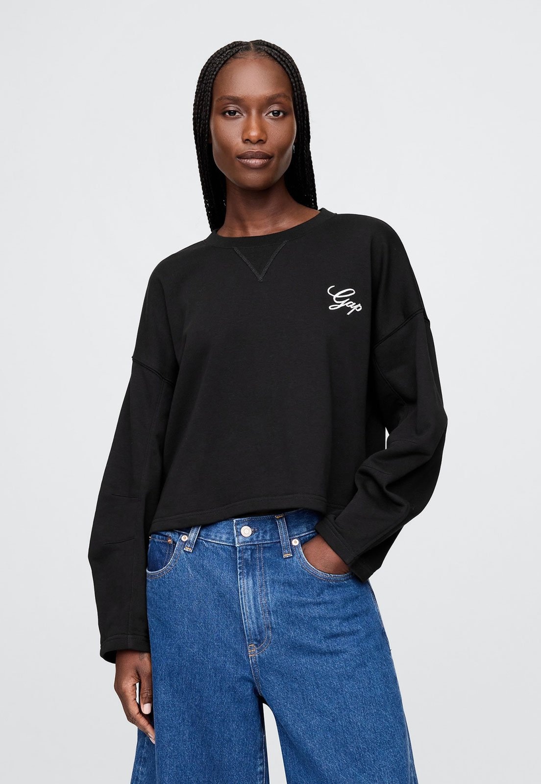 Imagem principal Blusa de Moletom Fechada GAP Logo Preta GAP preto