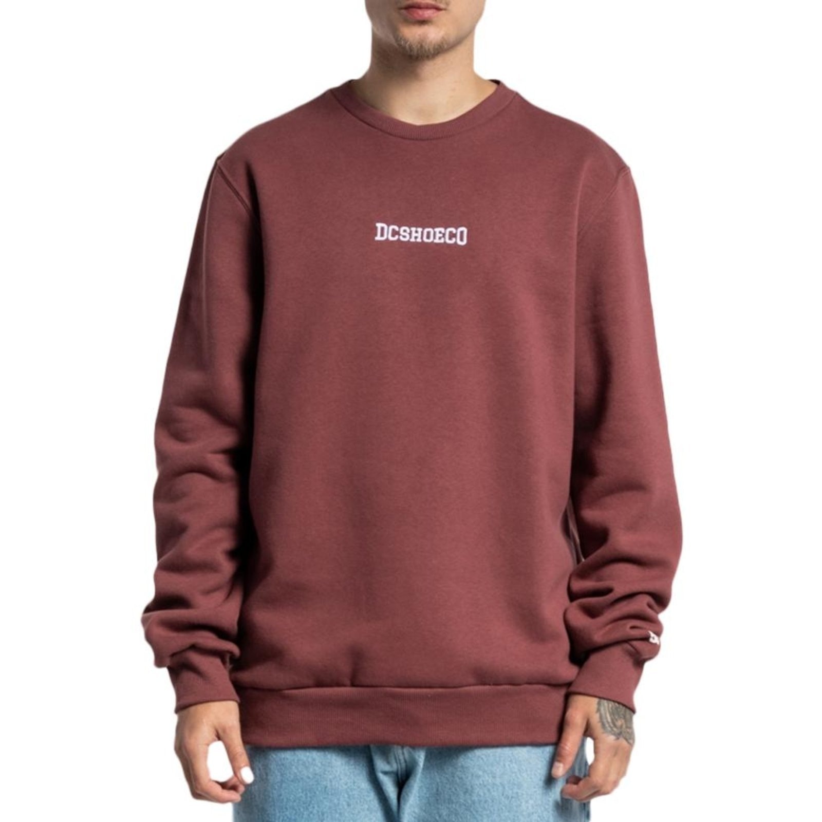 Imagem principal Moletom DC Shoes Careca Riot Crew WT23 Masculino Bordo DC Shoes vermelho