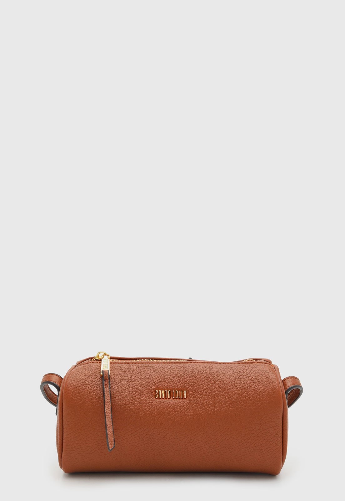 Imagem principal Bolsa Feminina Santa Lolla Pequena Cilíndrica Santa Lolla caramelo