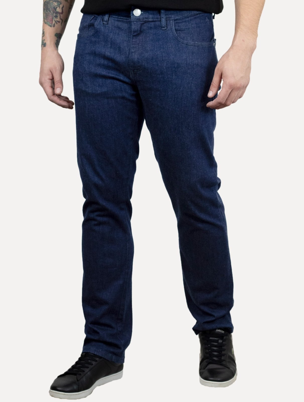 Imagem principal Calça Dudalina Jeans Masculina Regular Stretch Classica Escuro Dudalina azul