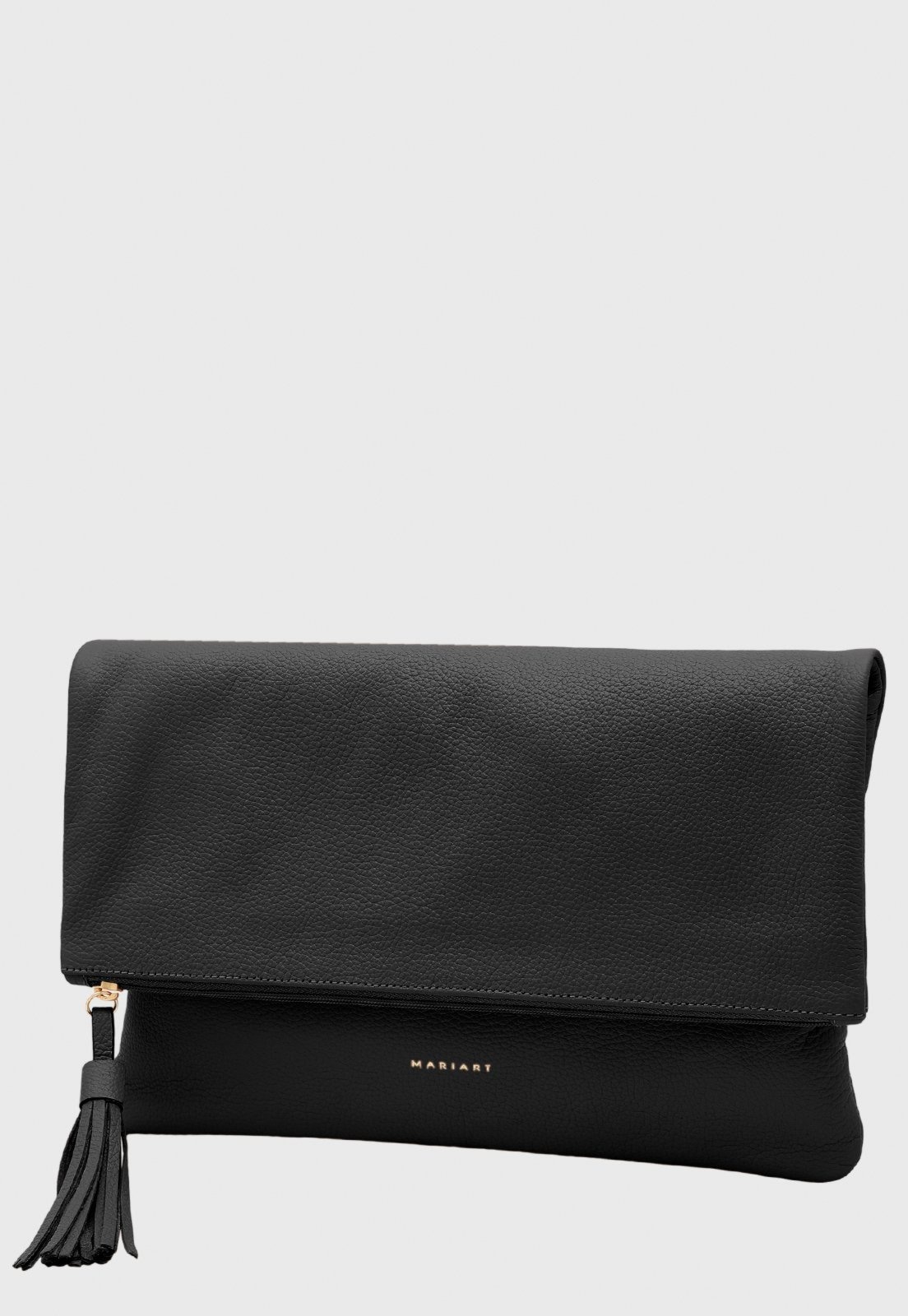 Imagem principal Bolsa Carteira Clutch Couro Mariart Hibisco Preta Mariart preto