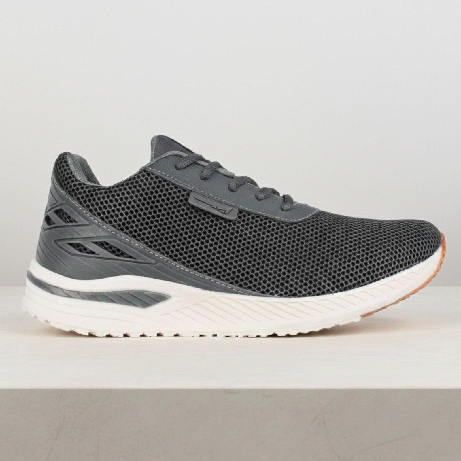 Imagem principal Tênis Masculino Running Zeus Esportivo de Academia Conforto Sapatofran cinza