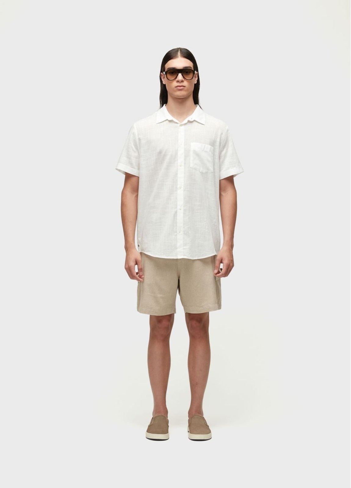 Imagem principal Bermuda cargo linen Osklen off-white