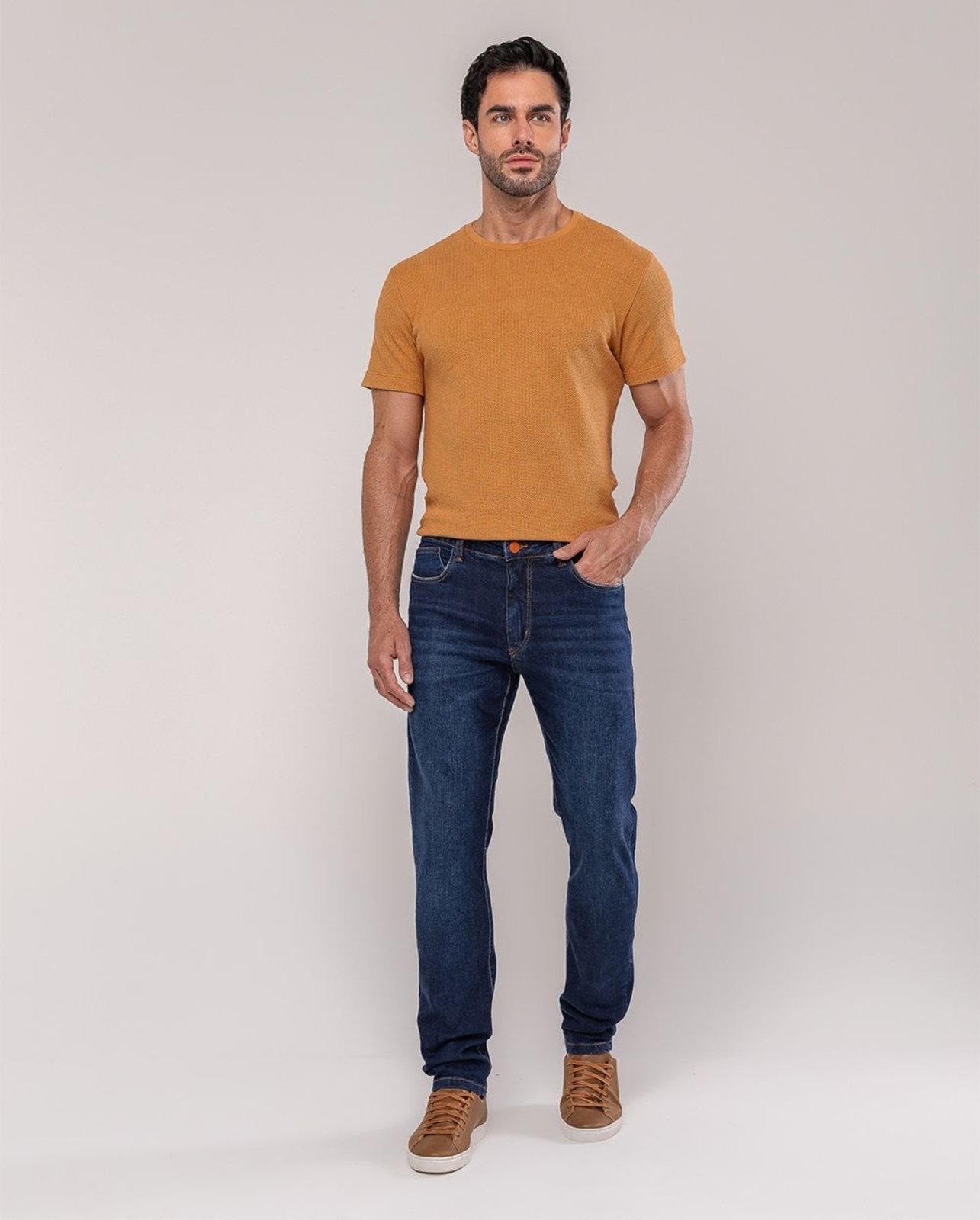 Imagem principal Calça Slim Fit Masculina 25157 Escura Consciência jeans