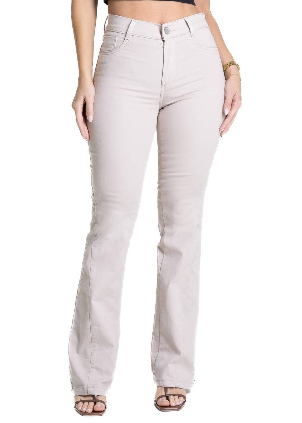 Imagem principal Calça Sarja Sawary Boot Cut - 281699 Sawary bege