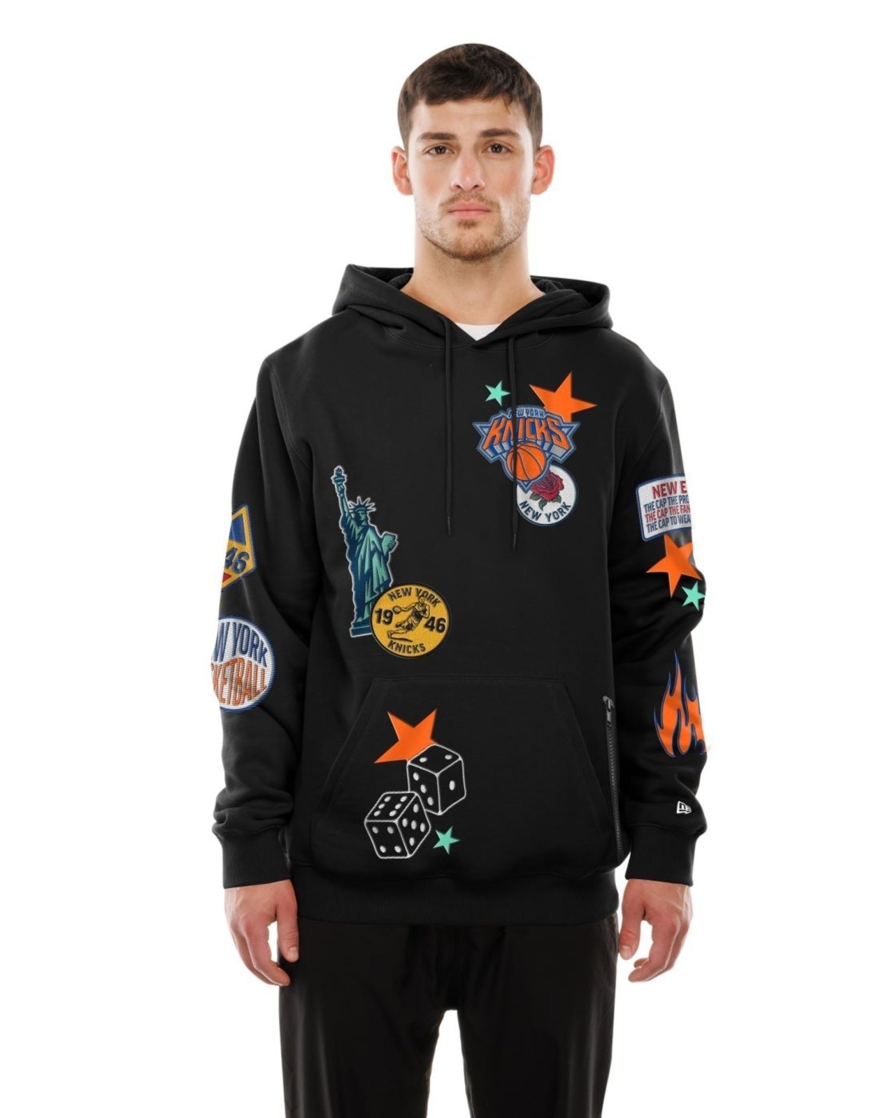 Imagem principal Moletom New Era Canguru Fechado New York Knicks new era preto