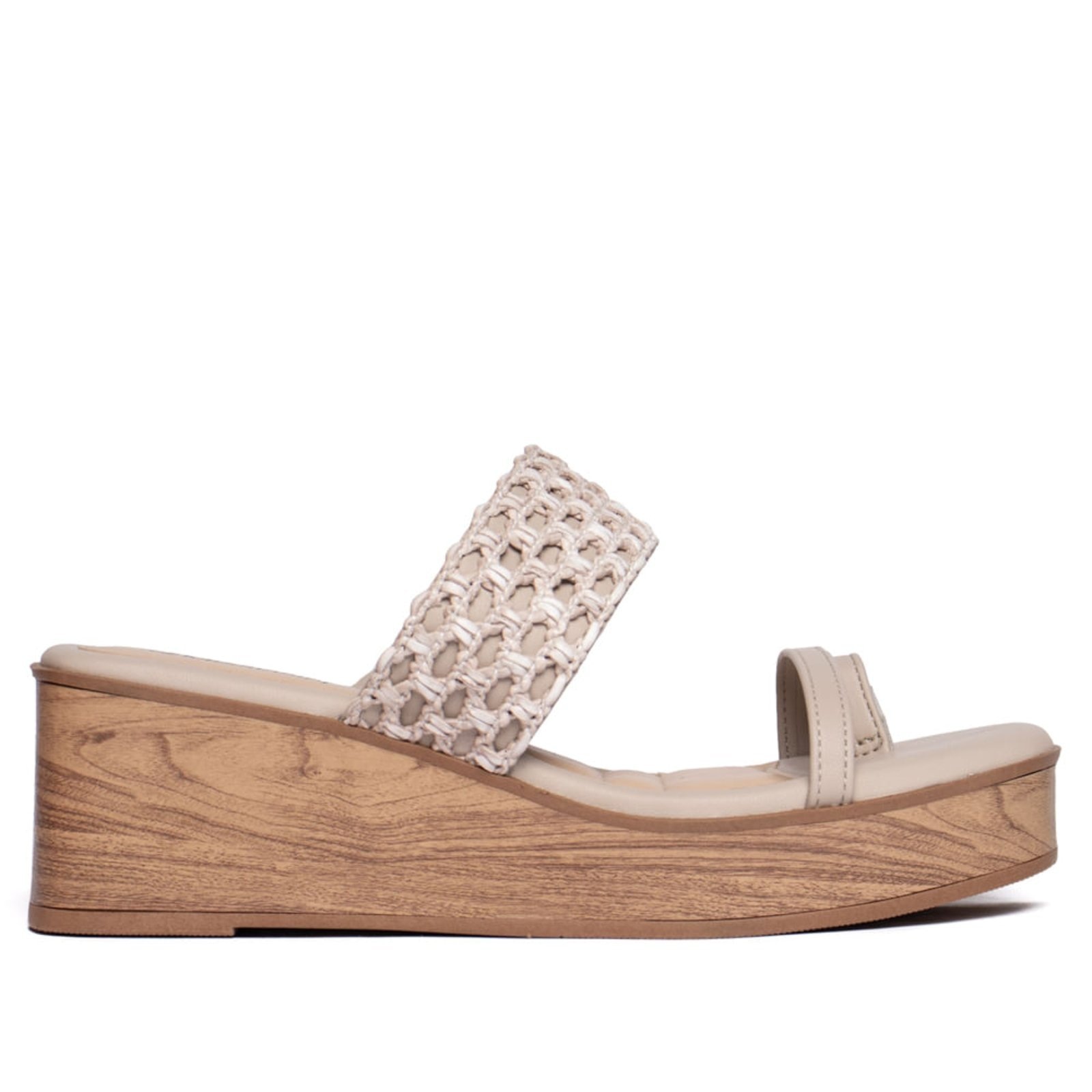 Imagem principal Tamanco Feminino Mississipi Anabela Tramado MISSISSIPI cinza