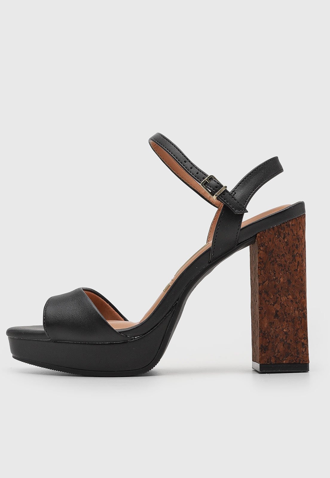 Imagem principal Sandália Feminina Vizzano Salto Alto Bloco Preta VIZZANO preto