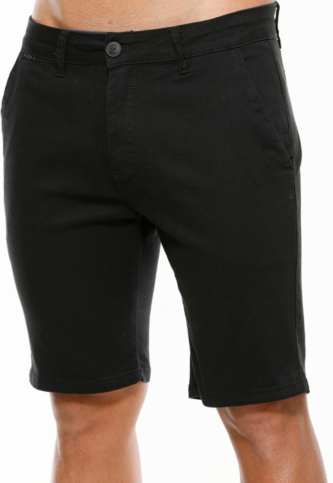 Imagem principal Bermuda Sarja Passeio Masculina VLCS VLCS VIOLAÇÕES preto