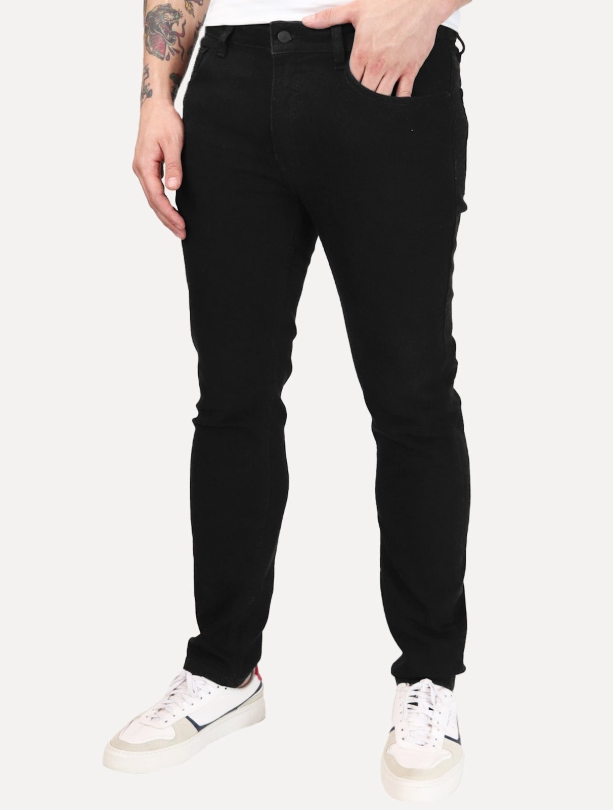 Imagem principal Calça Calvin Klein Jeans Masculina Slim 5 Pockets Preta Calvin Klein preto
