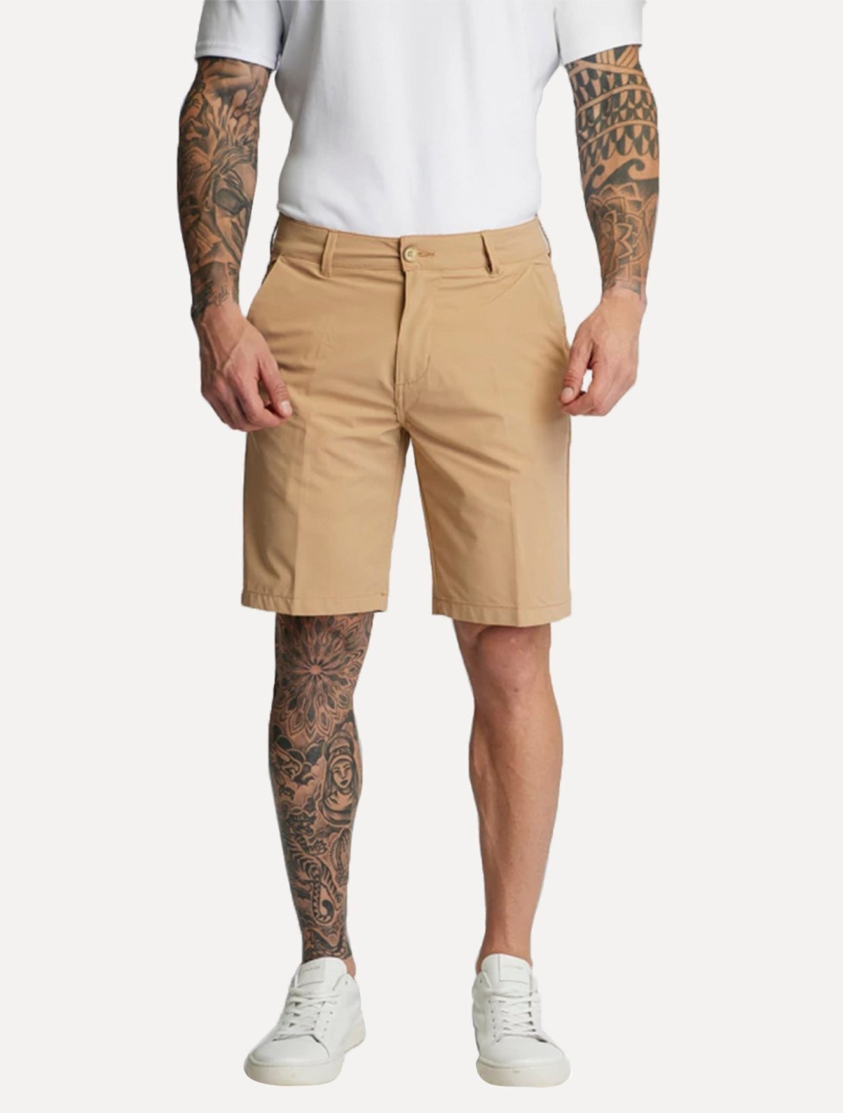 Imagem principal Bermuda King & Joe Masculina Casual Techno Flex King & Joe cáqui