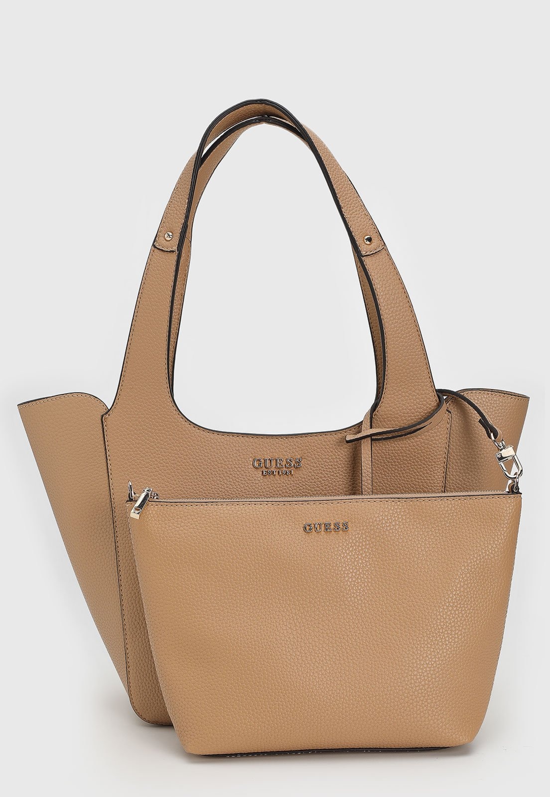 Imagem principal Bolsa Tiracolo Feminina Guess Helina Tote Guess nude