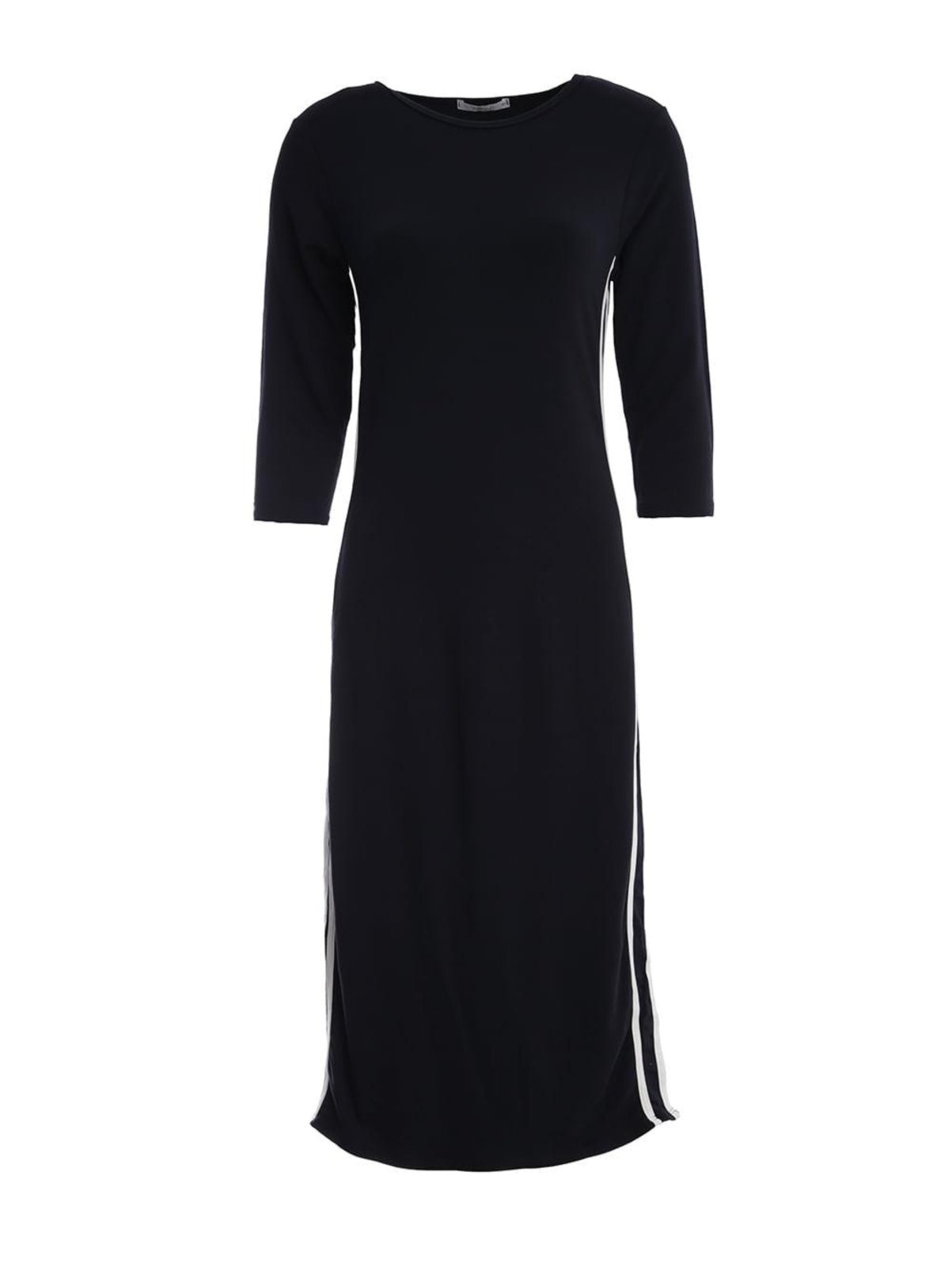 Imagem principal Vestido Midi Manga 3/4 Autentique Feminino BRANCO Autentique preto