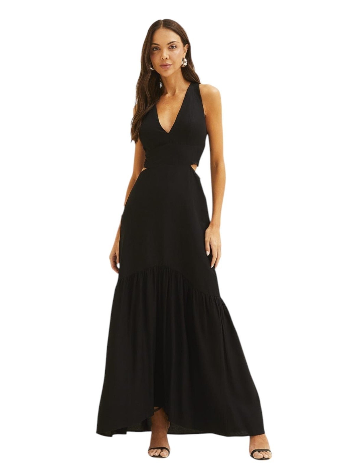 Imagem principal Vestido Forum Longo Linho Forum preto