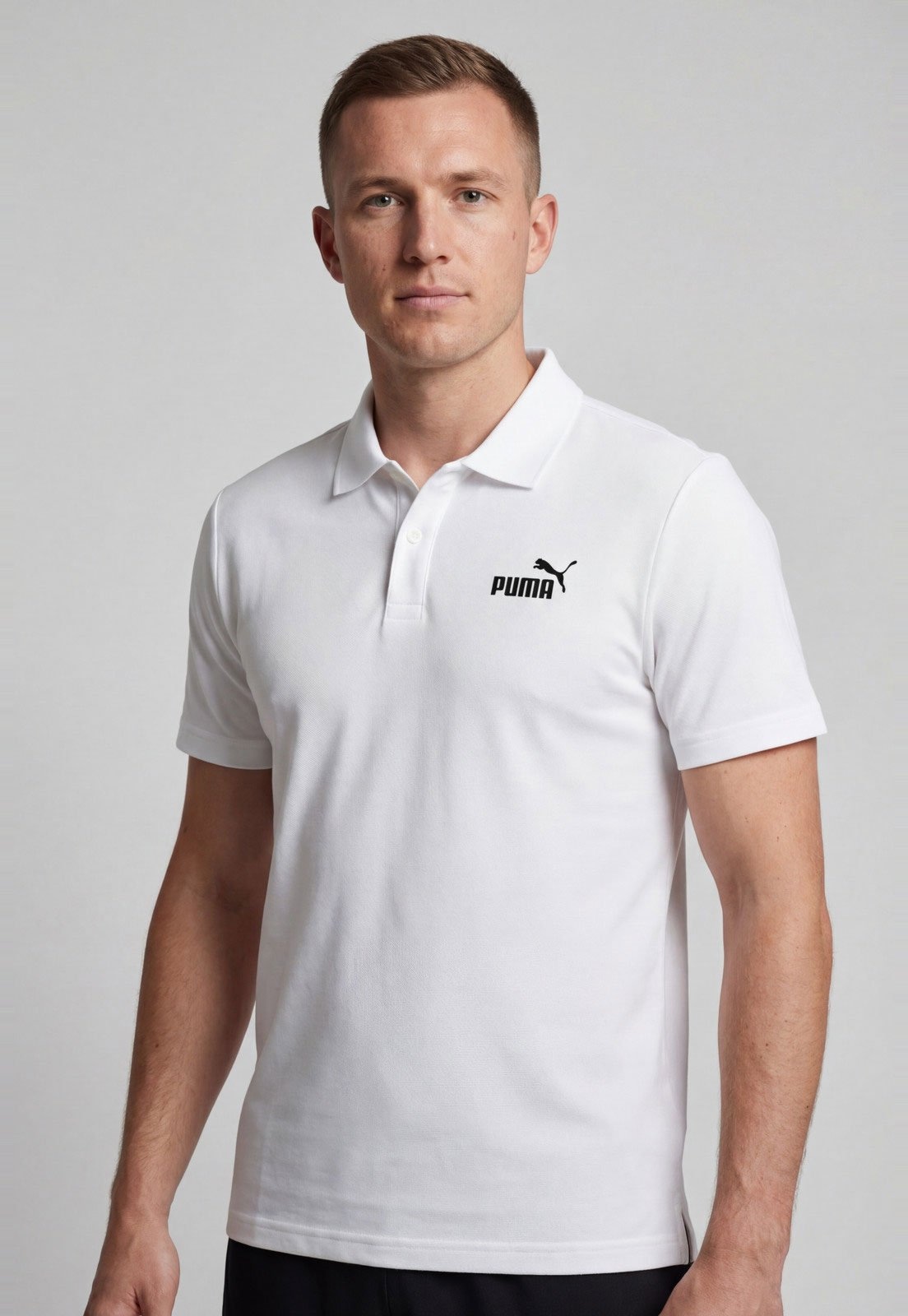 Imagem principal Polo Masculina Puma ESS No 1 Logo Branca Puma branco