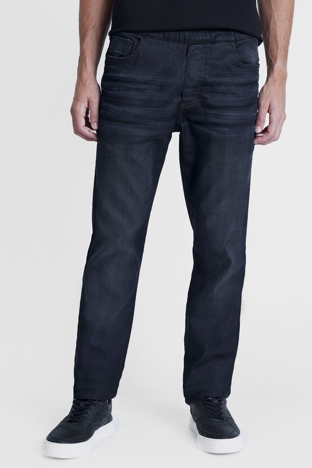 Imagem principal Calça Aramis Jeans Jogger Slim Moletom Escuro Aramis azul