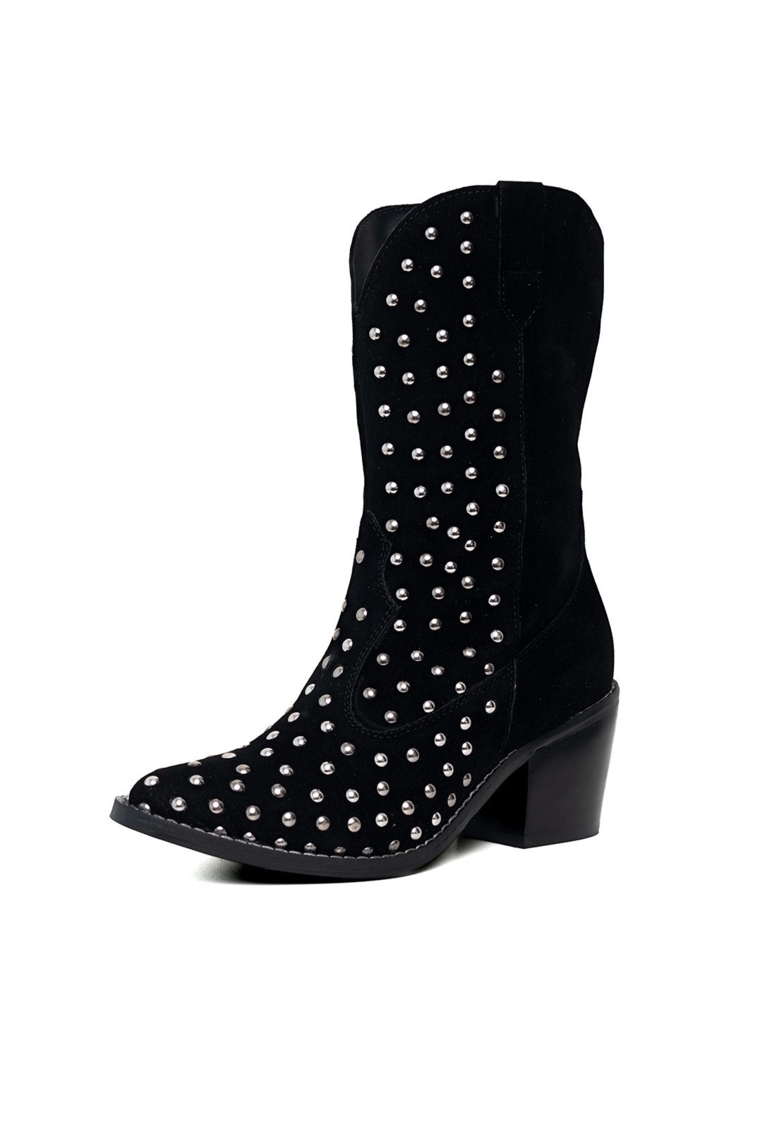 Imagem principal Bota Western Texana Bico Fino Country Brilho Strass TELLINI STORE preto