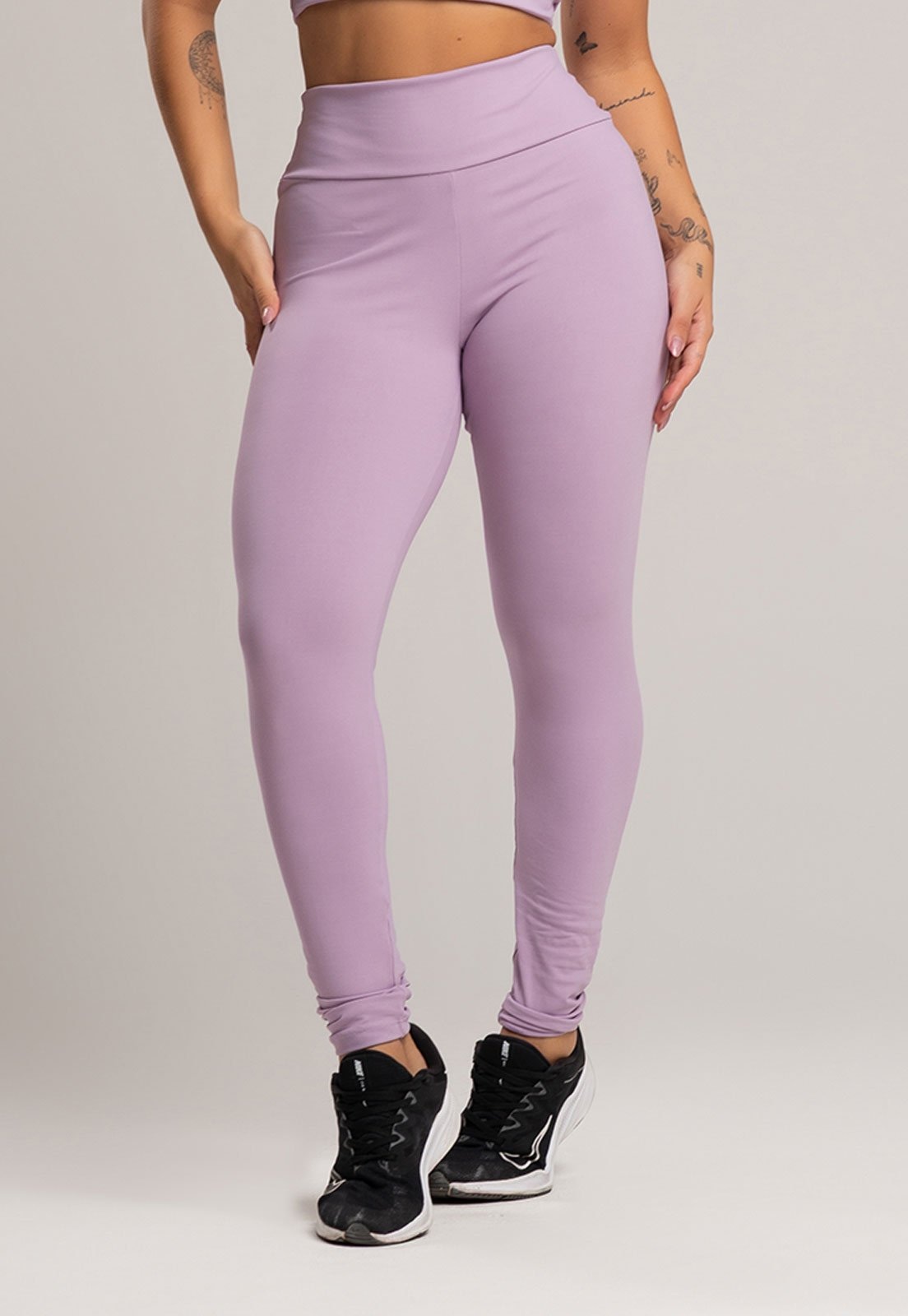 Imagem principal Calça MVB Modas Legging Cintura Alta Poliamida Lavanda Mvb Modas lilás lavanda