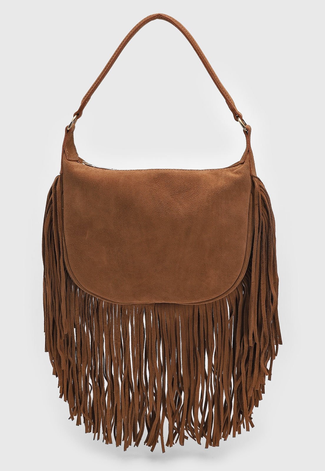 Imagem principal Bolsa Luiza Barcelos Tiracolo Franjas Luiza Barcelos caramelo