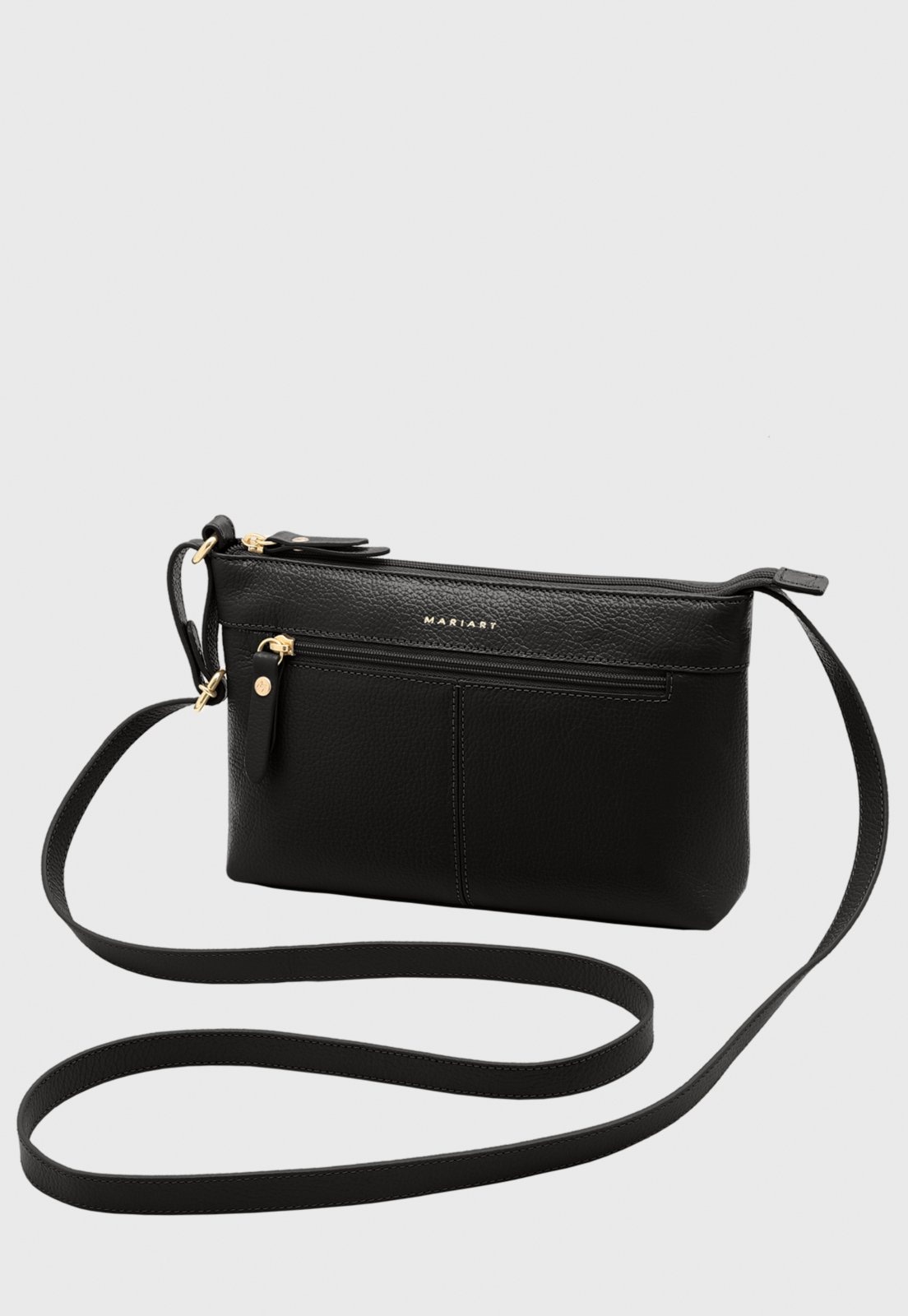 Imagem principal Bolsa Transversal Couro Mariart Cipozinho Preta Mariart preto
