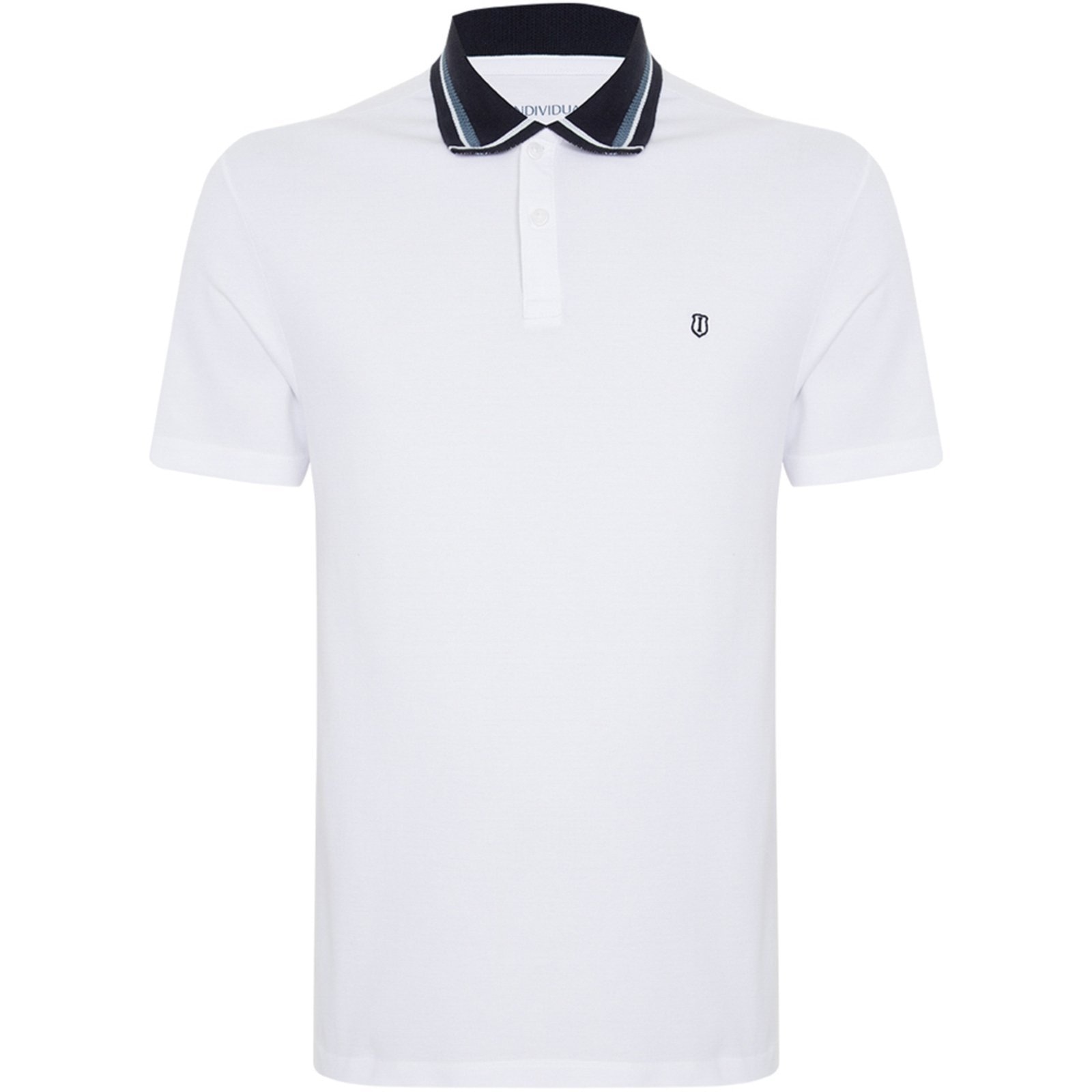 Imagem principal Camisa Polo Individual Piquet Color Ou25 Masculino Individual branco