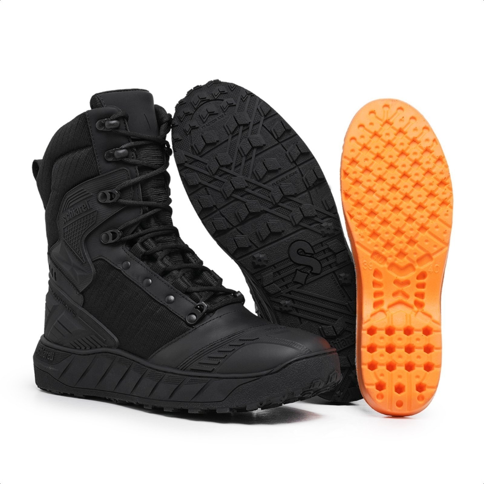 Imagem principal Bota Masculina Adventure Militar Casual Schiareli 974 Schiareli preto