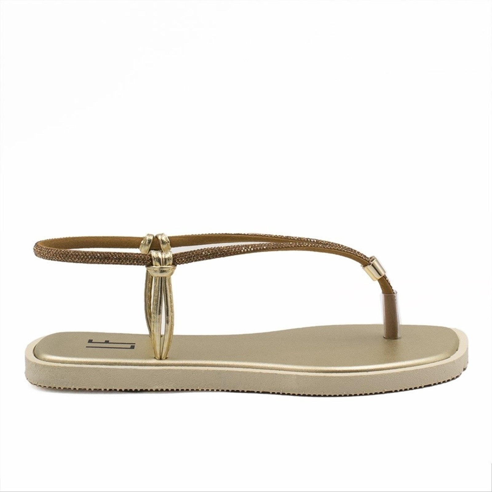 Imagem principal Rasteira Zatta Ajustável Brilho Débora Dourada ZATTA dourado