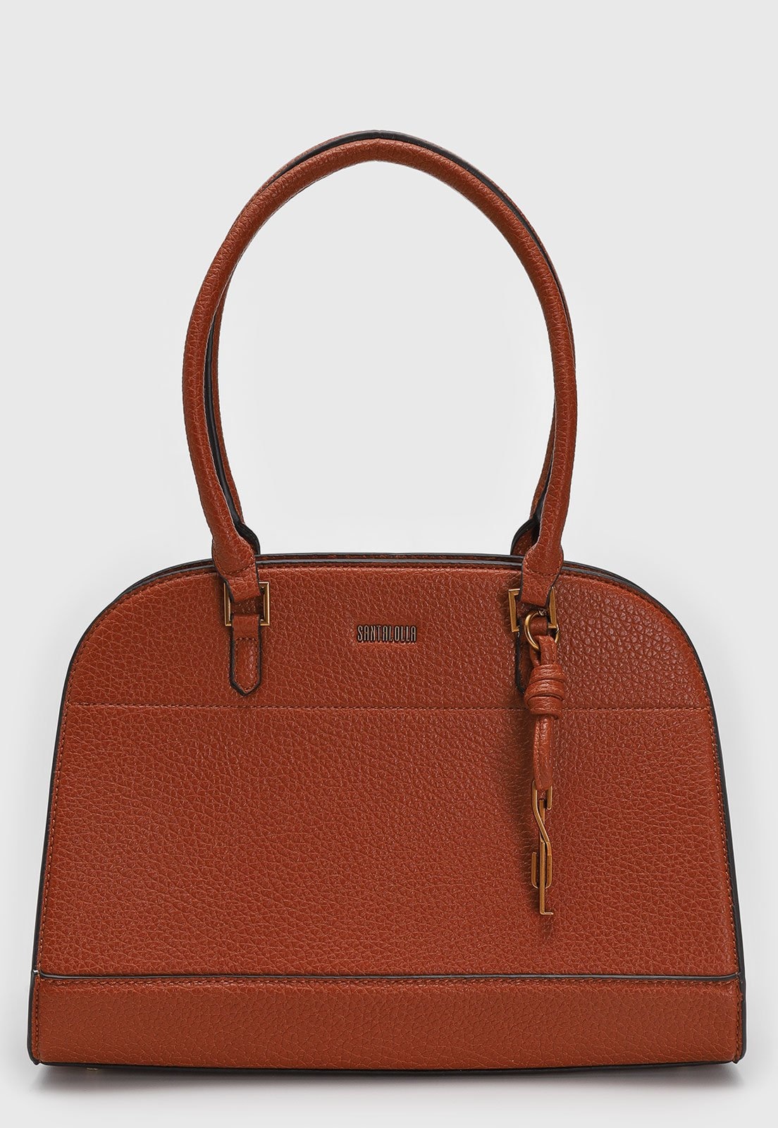 Imagem principal Bolsa Feminina Santa Lolla Alça Dupla Granulada Santa Lolla marrom