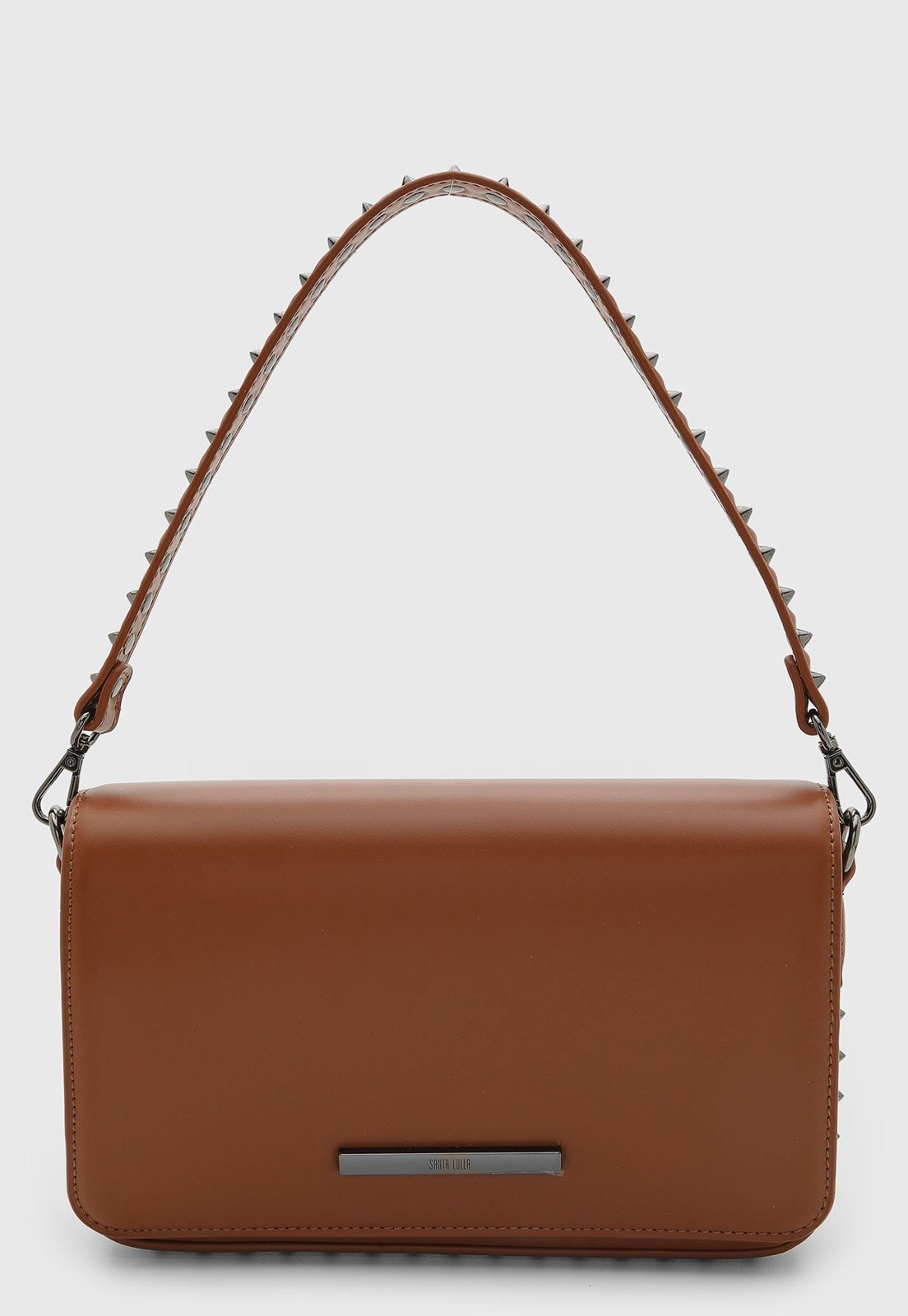 Imagem principal Bolsa Média Feminina Santa Lolla Alça com Tachas Santa Lolla caramelo