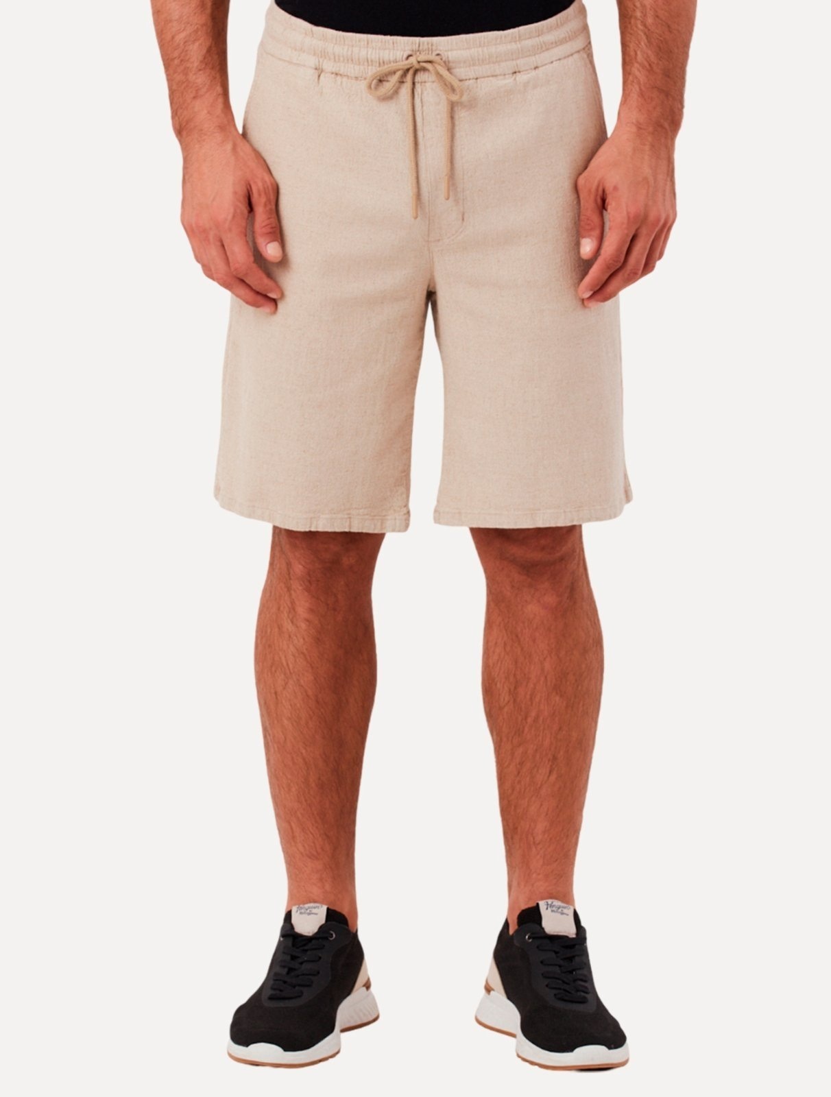 Imagem principal Bermuda Original Penguin Masculina Regular Chino Linho Areia Mescla Original Penguin bege