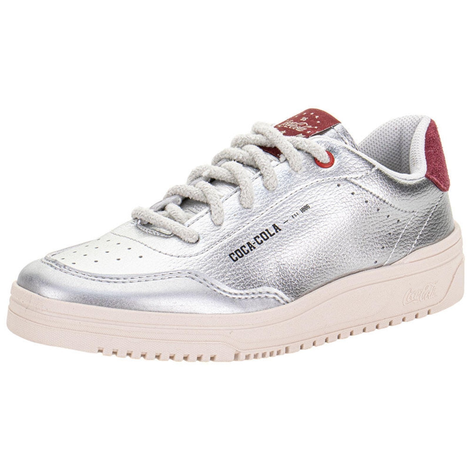 Imagem principal Tênis Feminino Charm Town Coca-Cola Cc2497 5372497 Coca-Cola prata