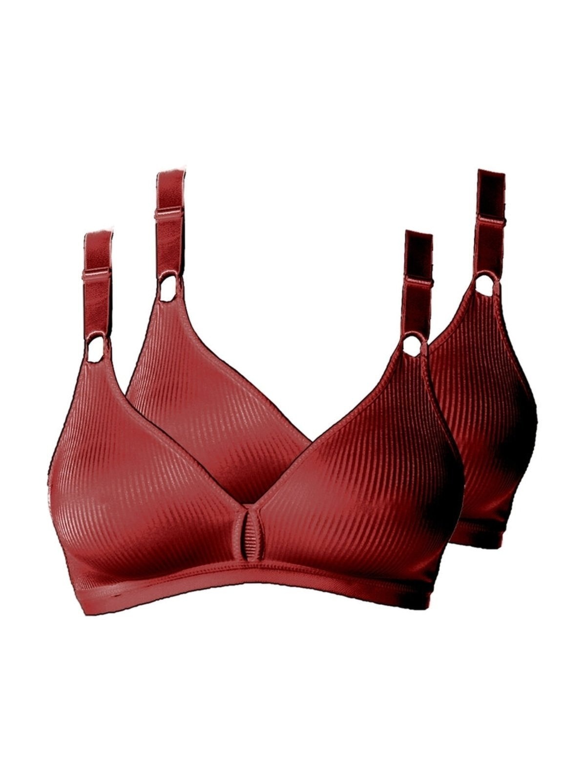 Imagem principal Kit com 2 Sutiãs sem Aro e sem Bojo Demillus 61196/61096 Taça B Demillus vermelho