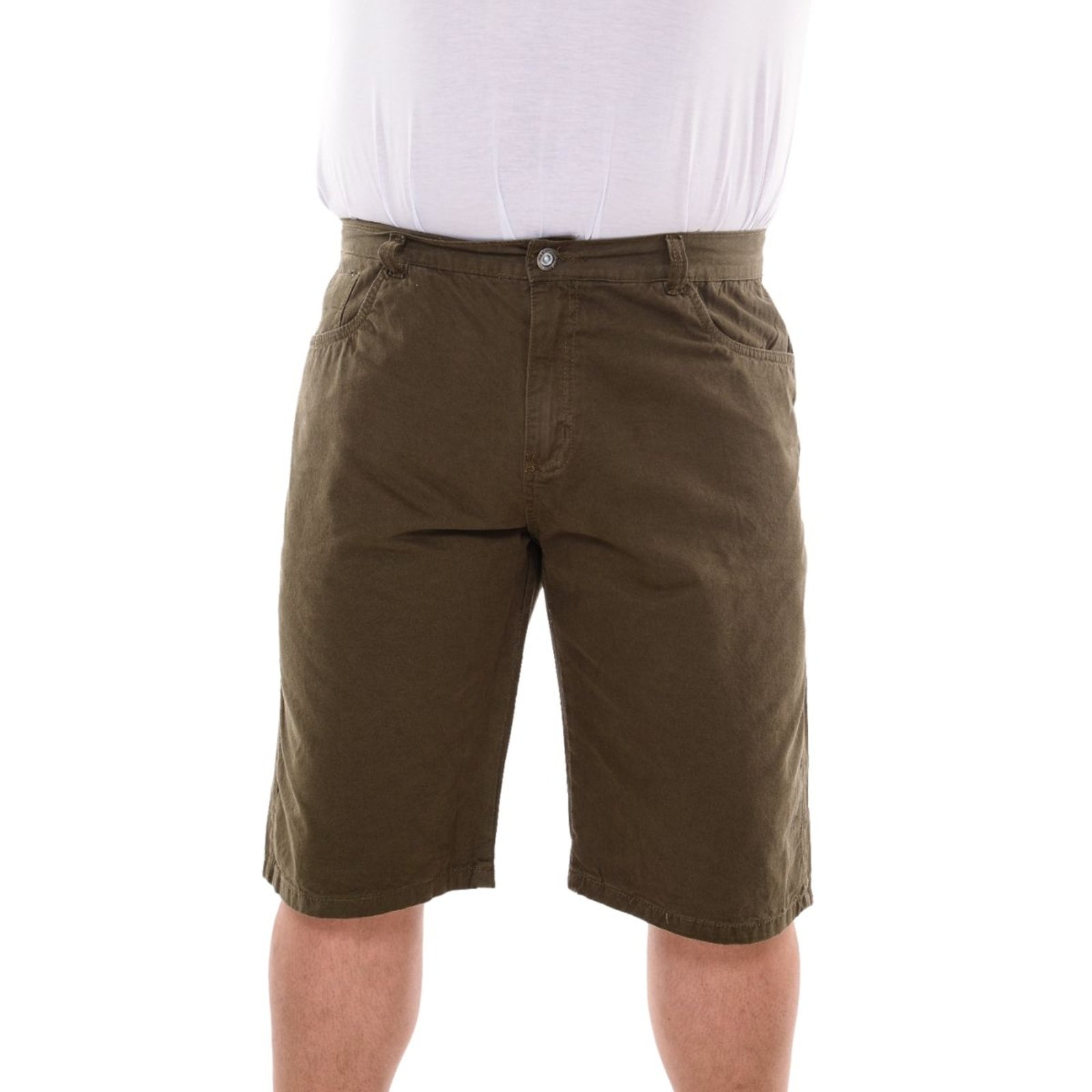 Imagem principal Bermuda Masculina Jeans Light Plus Size Sarja JEANS LIGHT verde/verde militar verde