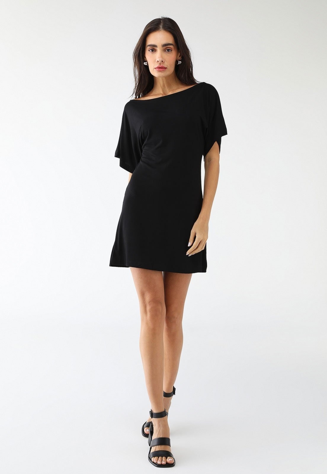 Imagem principal Vestido Maria Paes Liso Malha Viscolycra Maria Paes preto