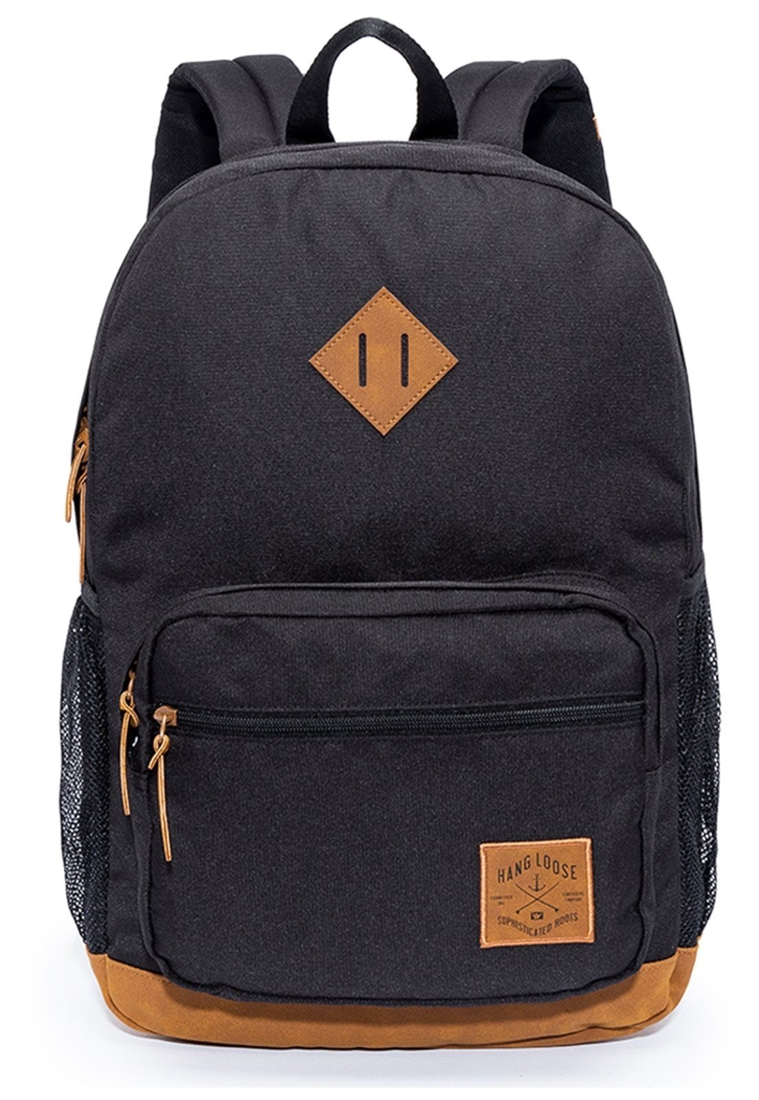 Imagem principal Mochila Hang Loose Original Robusta Masculina Ampla Hang Loose marrom/preto