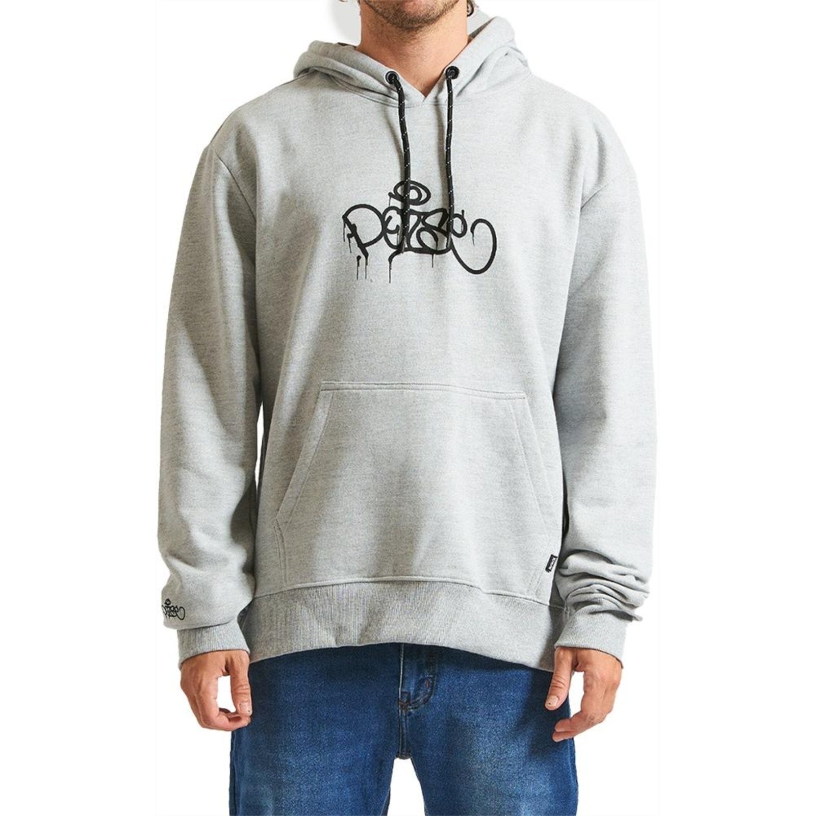 Imagem principal Moletom Hurley Canguru Poise WT24 Masculino Mescla hurley cinza