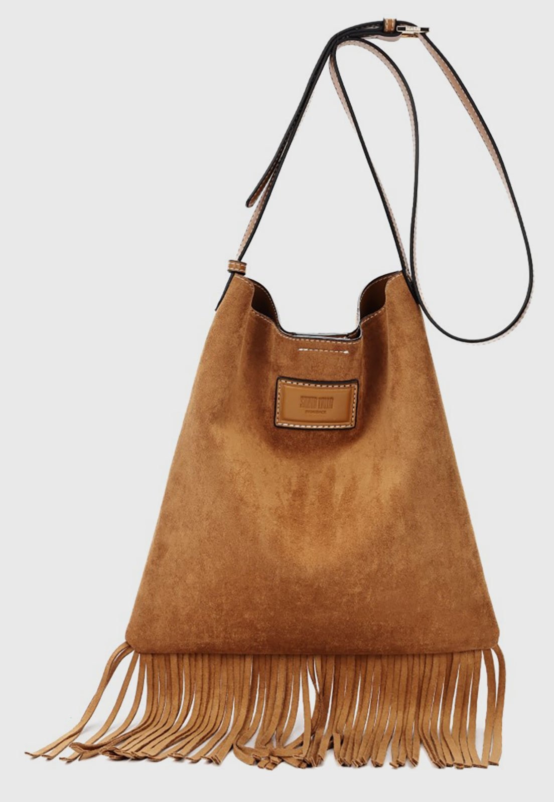 Imagem principal Bolsa Grande Feminina Santa Lolla Franjas Santa Lolla caramelo