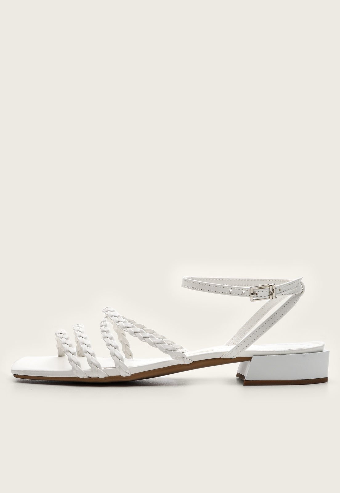 Imagem principal Rasteira Santa Lolla Trançada Branca Santa Lolla branco