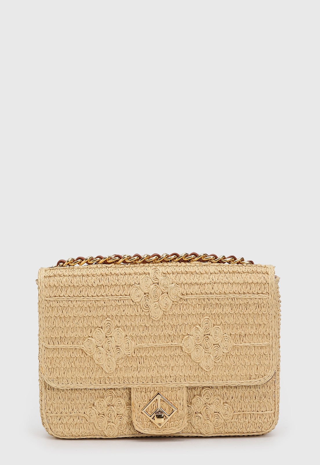 Imagem principal Bolsa Feminina Luiza Barcelos Palha Trançada Luiza Barcelos bege