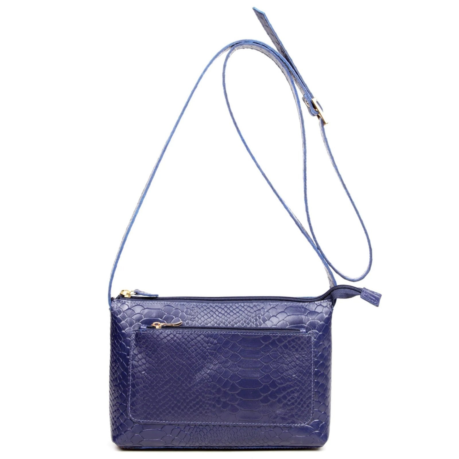 Imagem principal Bolsa Transversal em Couro Artlux Escuro 9066 Artlux azul