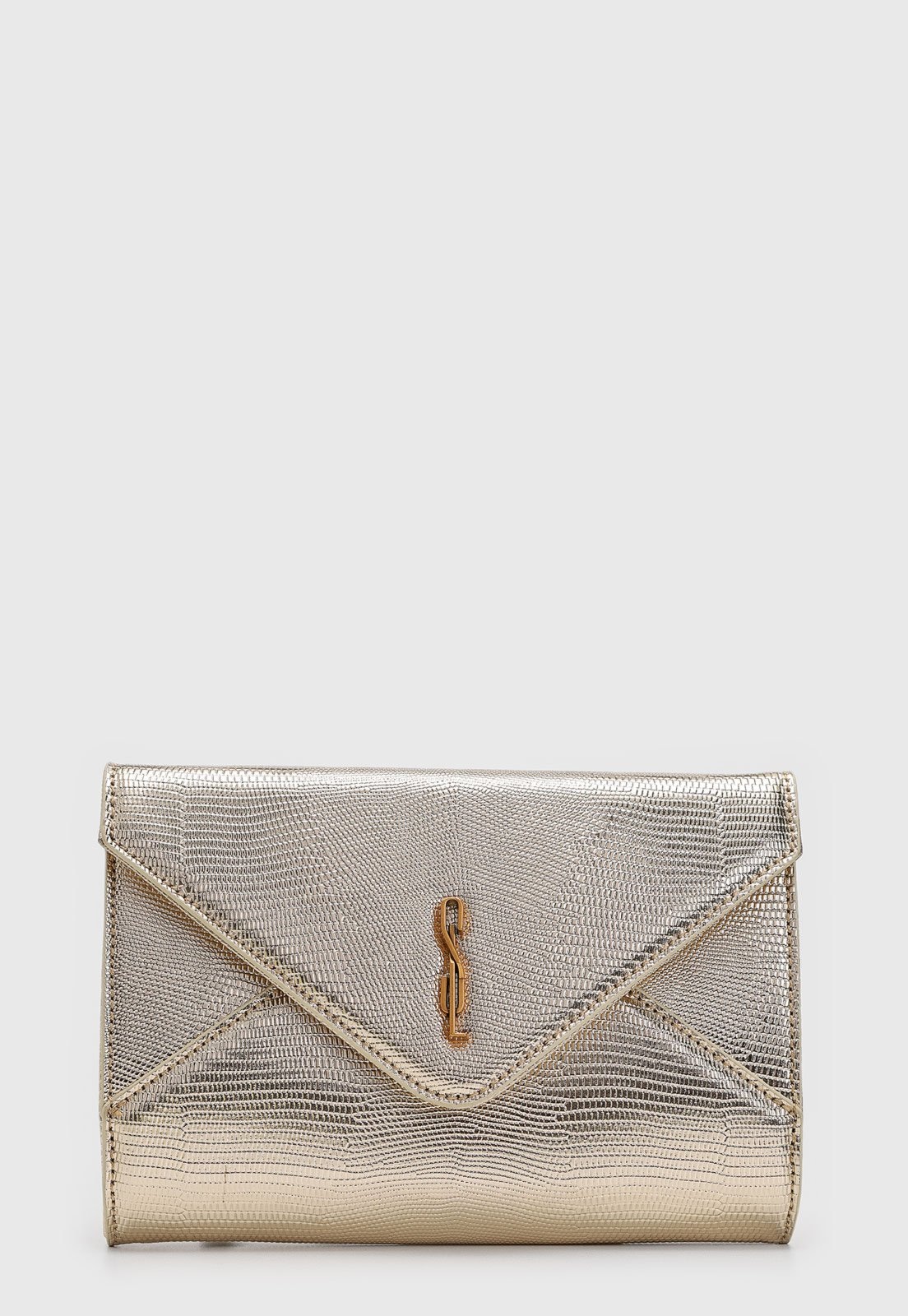 Imagem principal Clutch Transversal Santa Lolla Alça Corrente Dourada Santa Lolla dourado