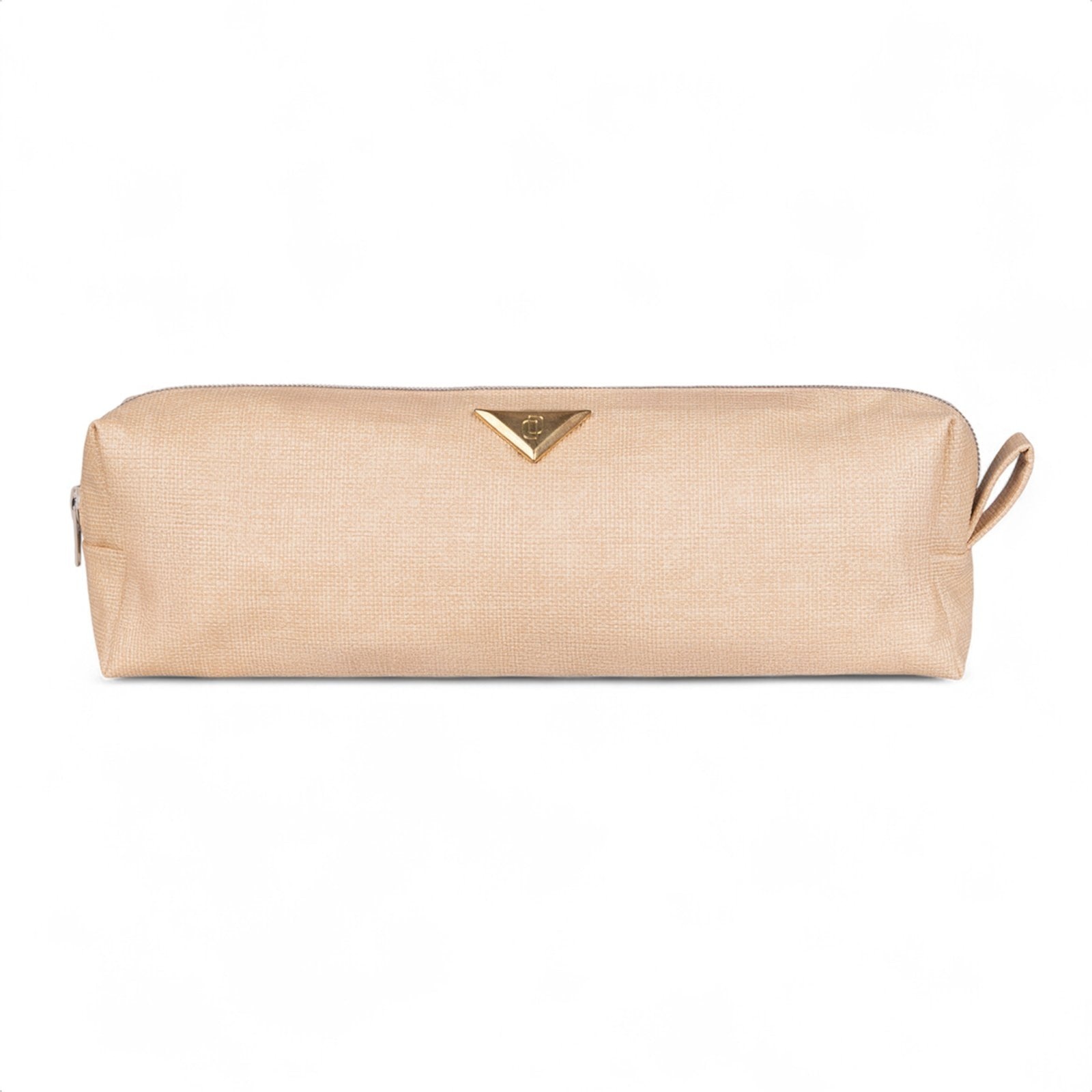 Imagem principal Bolsa Nécessaire Feminina Média Funcional Estilo Artesanal Domidona bege