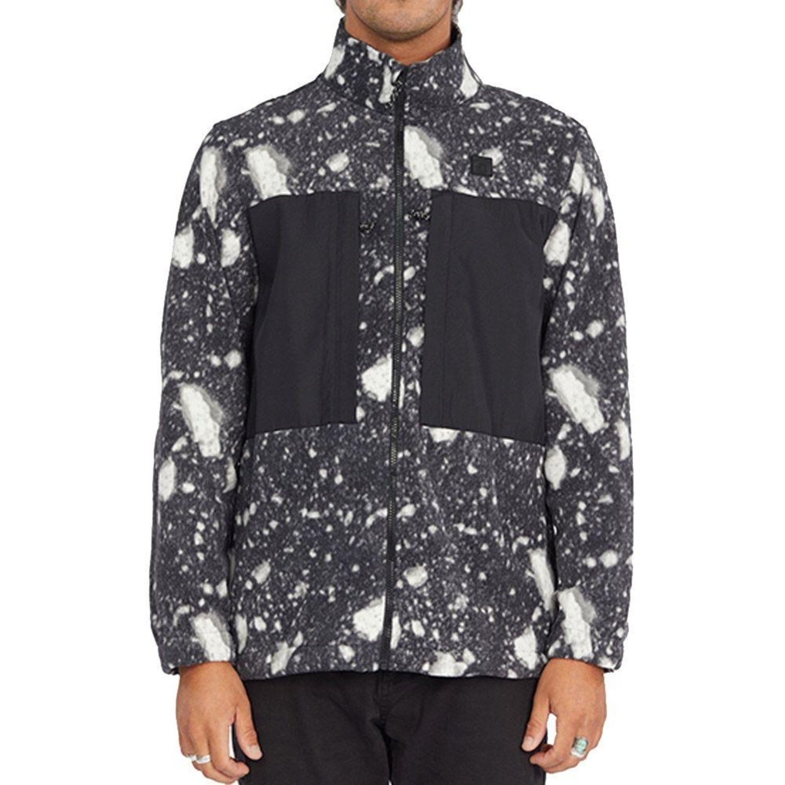 Imagem principal Moletom Billabong Aberto Canyon Zip Mock Masculino Billabong preto