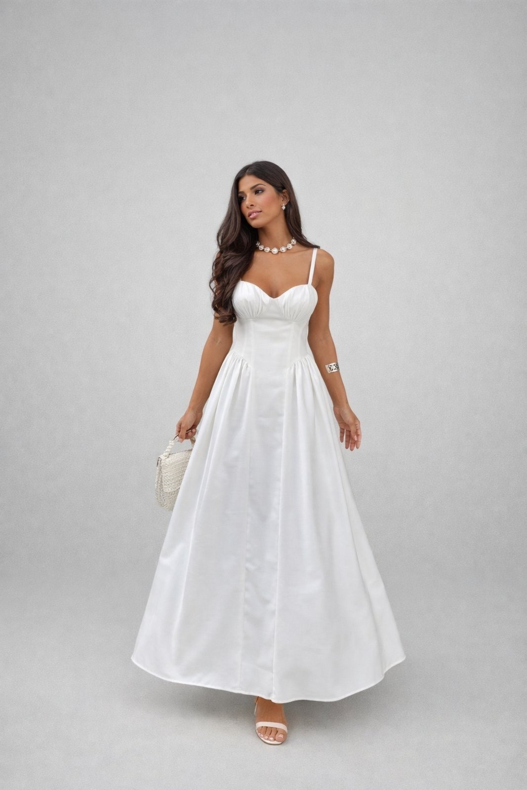 Imagem principal Vestido Longo D Bell Outlet Fashion Princesa D BELL OUTLET FASHION branco