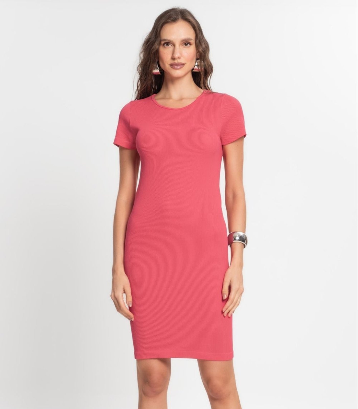 Imagem principal Vestido Canelado Feminino Endless Endless vermelho