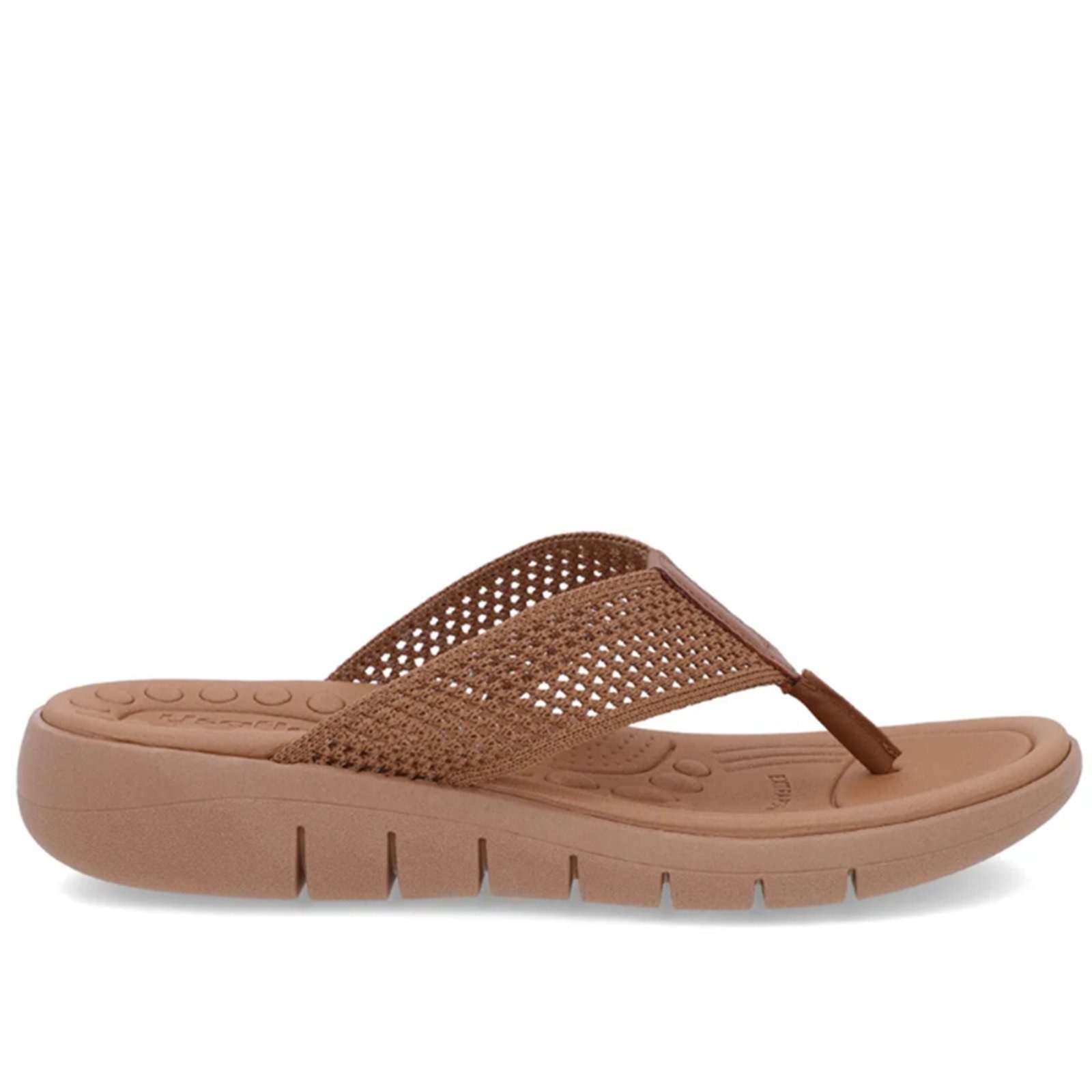 Imagem principal Chinelo Usaflex Salto Rasteiro Tricot Confortável Caramelo-006 Usaflex multicolorido