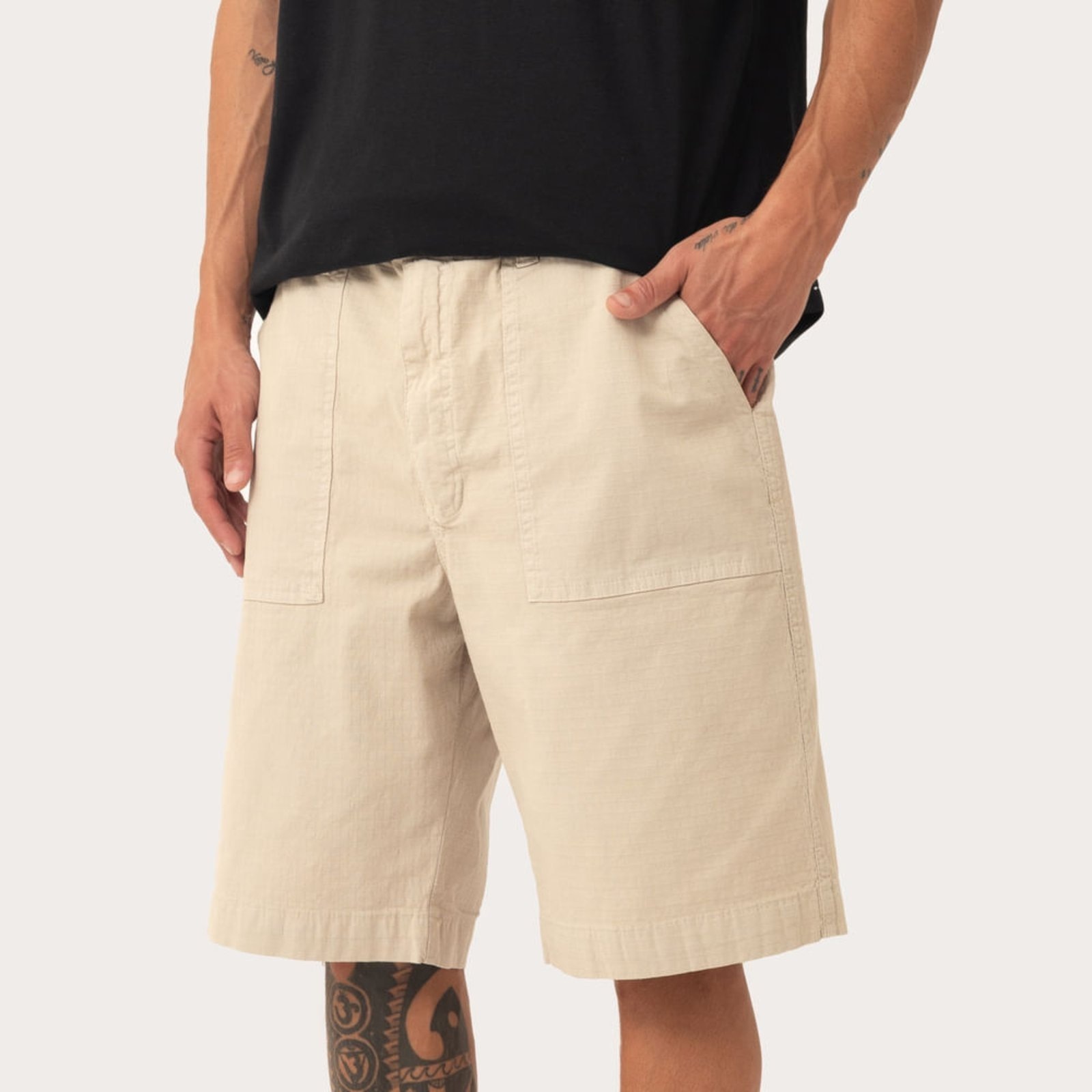 Imagem principal Bemuda Walk Sarja Loose MCD bege